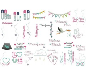 ITH Mutterpasshüllen - zwei Varianten mit Motiven